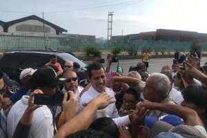 EN VIDEO: Así recibieron a Juan Guaidó en Los Cachos de Maiquetía
