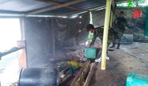 Destruyen deposito ilegal de cocaína del Eln y el Cartel de Sinaloa en Colombia, sustancia salía a través de Venezuela