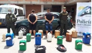 Detenidos por llevar carne en pimpinas ya utilizadas para almacenar gasolina