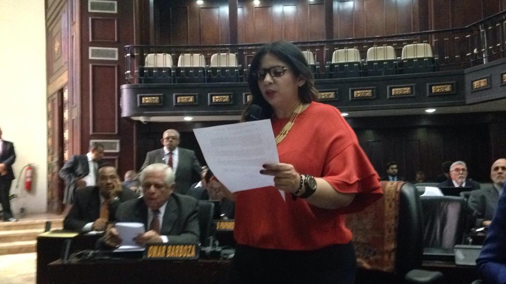 Nora Bracho presentó comunicación de rechazo de los diputados perseguidos por el régimen
