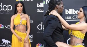 Las FOTOS de las partes íntimas de Cardi B en la alfombra de los #BBMAs