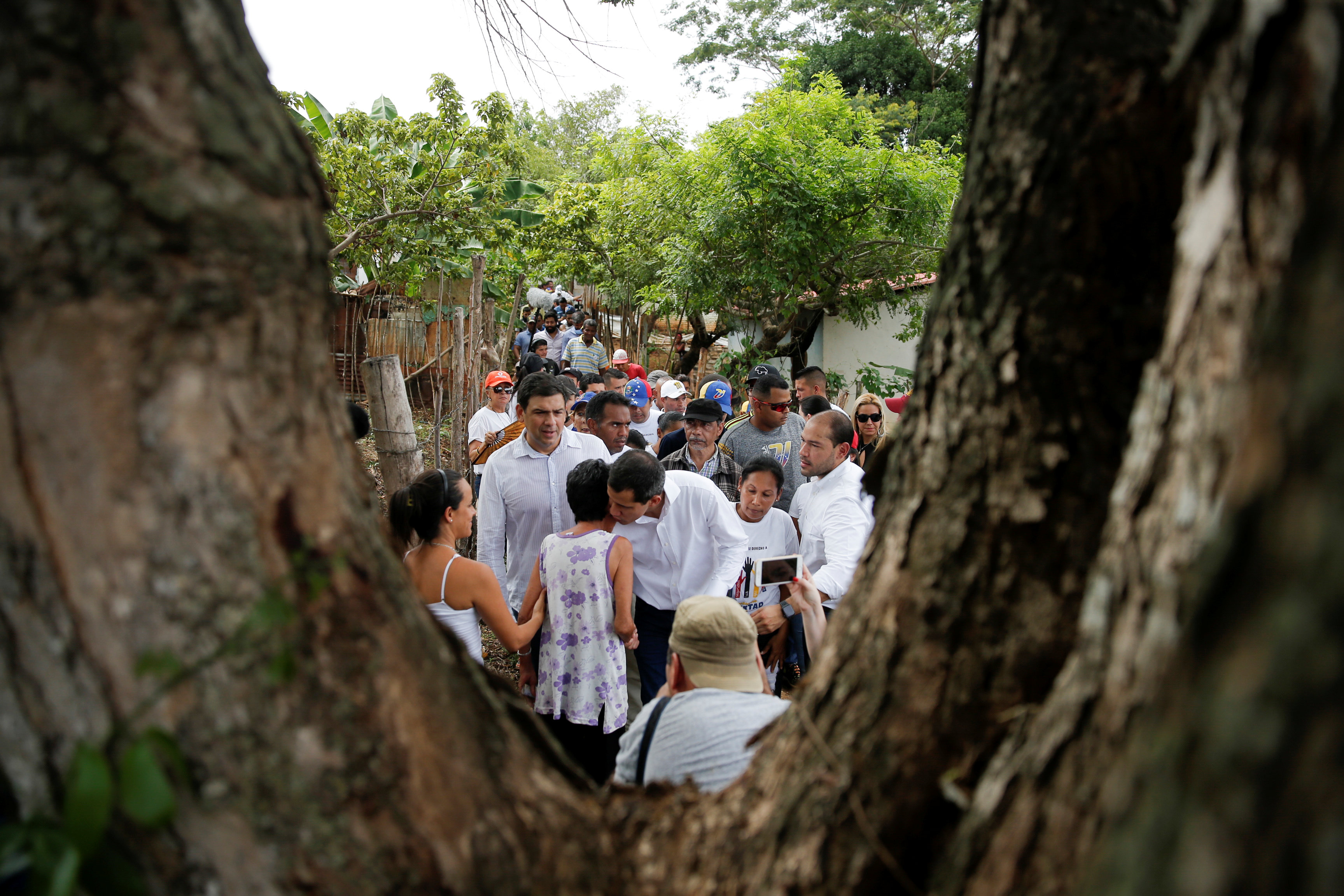 EN FOTOS: Así fue el recorrido de Juan Guaidó por los Valles del Tuy
