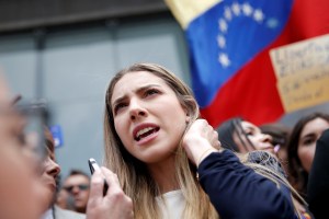 Fabiana Rosales aplaudió la protesta simbólica de los venezolanos contra el régimen