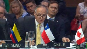 Chile en la OEA: La causa del drama de la migración venezolana es uno, Nicolás Maduro