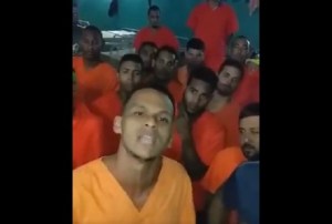 Venezolanos detenidos en cárcel de Trinidad y Tobago llevan tres días en huelga de hambre (Videos)
