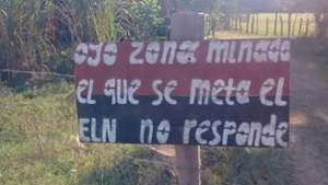 Denuncian que guerrilla del ELN secuestró a una persona en Colombia
