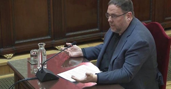 Líder catalán Oriol Junqueras pide al Tribunal Supremo de España su inmediata liberación