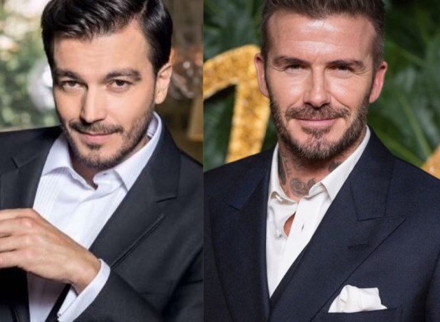 David Beckham y Luciano D'Alessandro