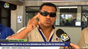 Trabajadores de CVG Alcasa denuncian violación de sus derechos laborales