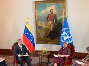 Los cuentos de camino que le echó Saab a Bachelet para excusar violaciones a DDHH en Venezuela
