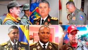 En manos de estos seis generales está el poder militar del Ejército de Venezuela