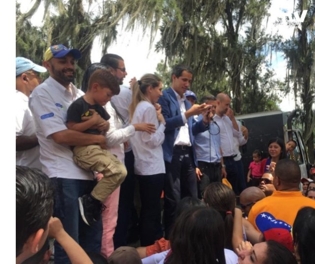 Juan Guaidó visitó el estado Mérida
