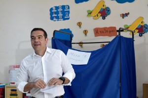 Primer ministro izquierdista reconoce su derrota en las legislativas de Grecia