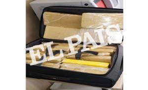 La maleta con cocaína del escolta de Bolsonaro (Foto)