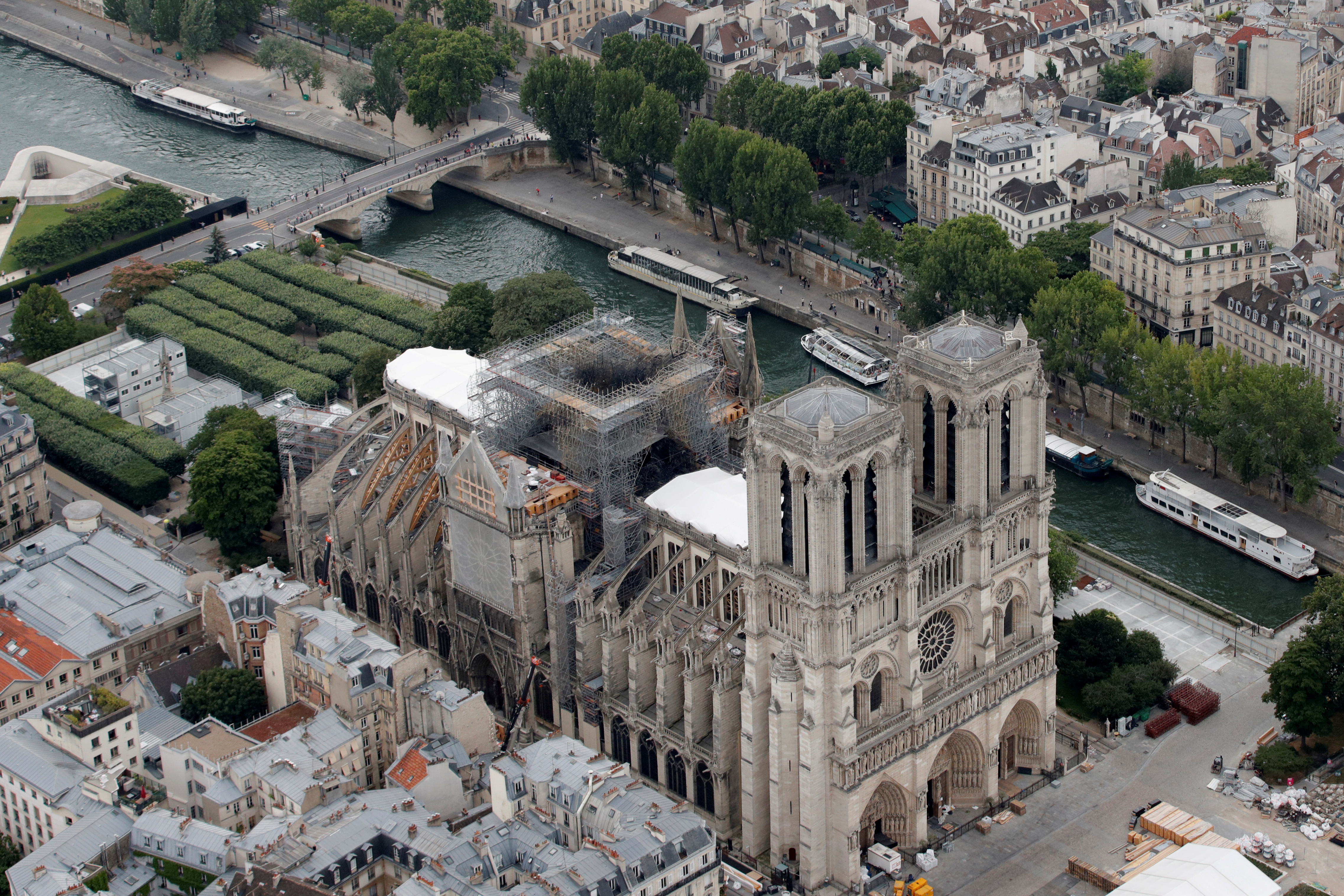 Las obras en Notre Dame se retomarán con nuevas medidas de seguridad