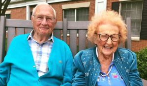 Mujer de 103 años se casa con su novio, de 100, con el que lleva un año saliendo