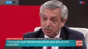 Candidato argentino Alberto Fernández apoya plan de Uruguay y México de generar un canal de diálogo para Venezuela (Video)