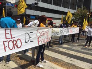 Sociedad civil se moviliza en Chacao contra el Foro de Sao Paulo en Caracas (Fotos) #26Jul