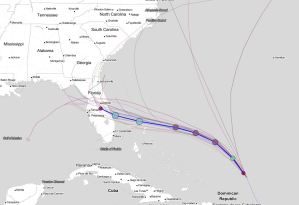 Entiende la trayectoria del huracán Dorian con hilos spaghetti (Imágenes y Predicciones)