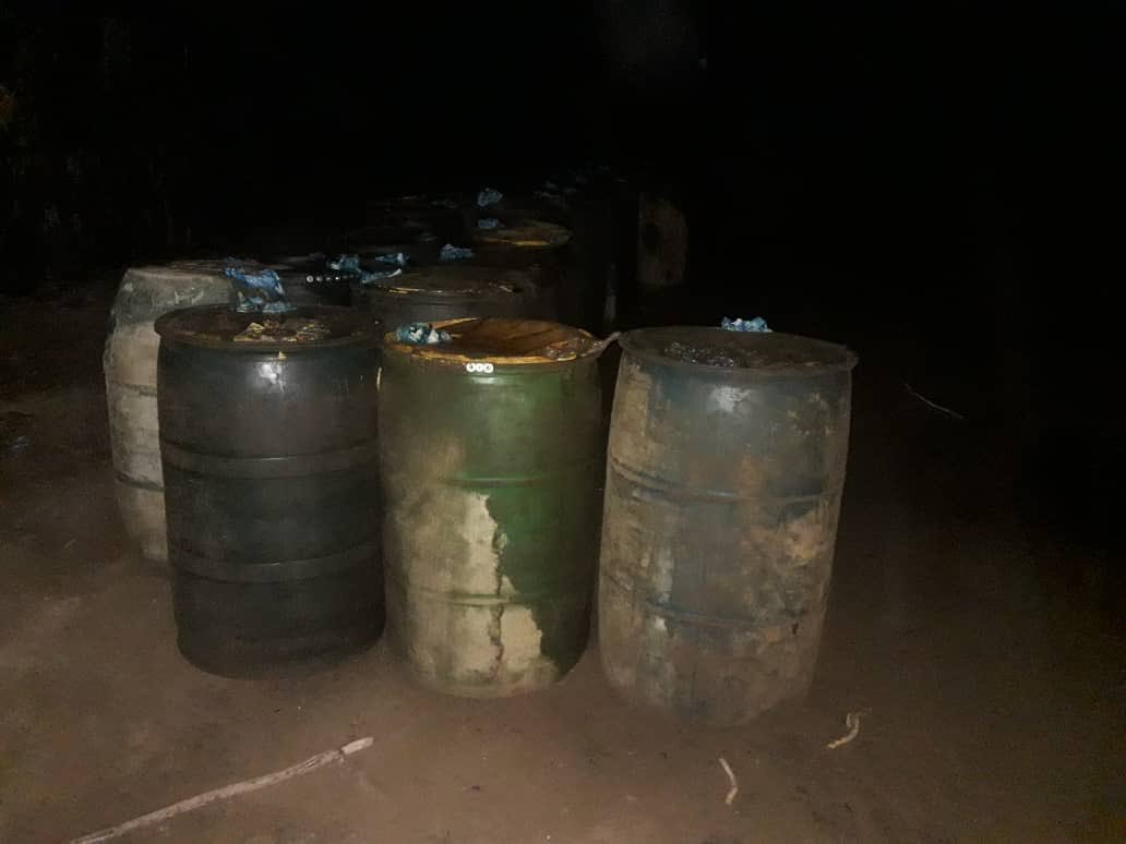 GNB incautó combustible en un depósito clandestino en el estado Zulia (FOTOS)