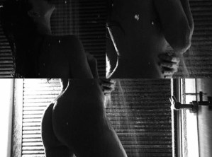 Presentadora colombiana  “desbarajusta” Instagram con foto desnuda, en la ducha, en blanco y negro