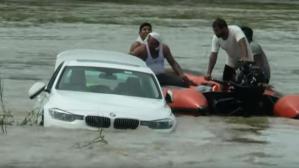 ¡Insólito! Un joven tiró al río un BMW porque no era el carro que quería de cumpleaños (VIDEO)