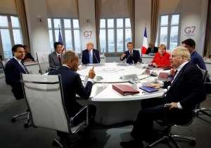 El G7 encarga a Macron que hable con Irán sobre el acuerdo nuclear
