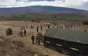 Militares y milicianos a la orden de Maduro ejecutaron ejercicios en la frontera con Colombia (Fotos)