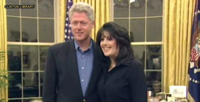 Monica Lewinsky y Bill Clinton (Foto: Captura de pantalla)
