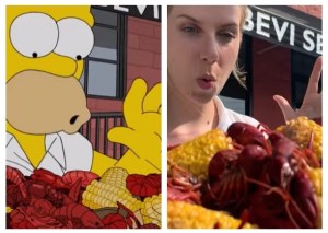 Dos seguidoras de Los Simpson recrean a la perfección una apetitosa escena (VIDEO)