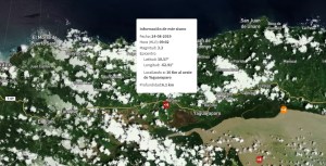 Sismo de magnitud 3.3 en Yaguaraparo, en el estado Sucre