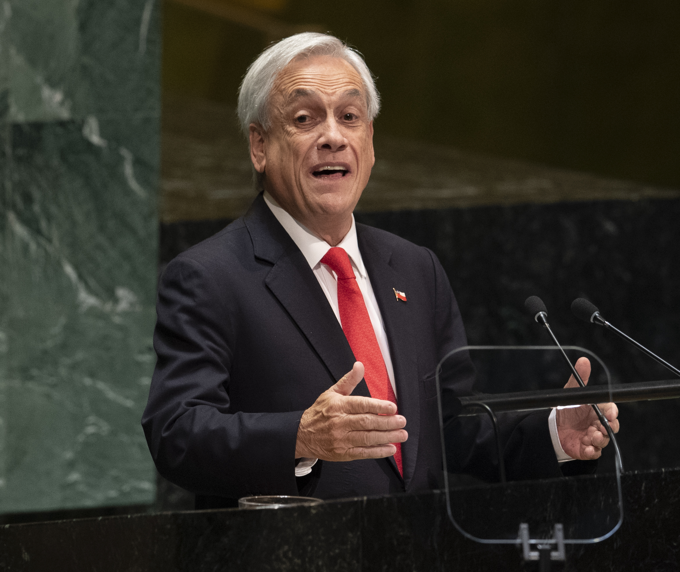 Sebastían Piñera en la ONU: Tenemos que terminar con la dictadura en Venezuela