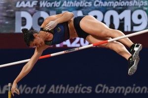 La venezolana Robeilys Peinado terminó en séptimo puesto en la final del salto con pértiga