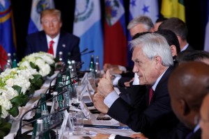 Piñera a Trump: Irán, China y Rusia están afectando la región (apoyando a Maduro)