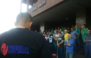Trabajadores de Corpoelec en Trujillo protestan por aumento salarial #12Sep
