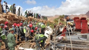 Diecisiete muertos en un autobús en Marruecos arrastrado por la corriente de un río