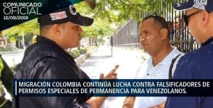 Migración Colombia continúa trabajando contra los falsificadores del PEP para venezolanos