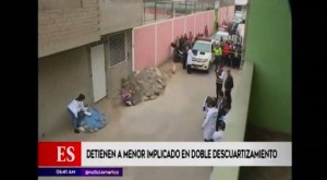Descuartizamiento en Perú: Retienen a menor de edad implicado en el doble crimen