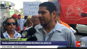 Trabajadores de Cantv en Lara protestan por mejoras salariales #19Sep