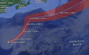 Bermuda se prepara para la llegada del huracán Humberto, de categoría 3