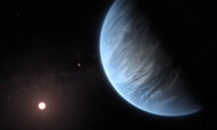 Astrónomos descubren agua en la atmósfera de un exoplaneta “potencialmente habitable”