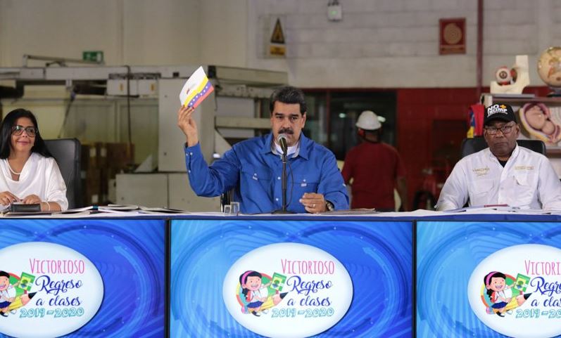 Un Maduro cara e’ tabla niega chantaje con cajas Clap si no firman contra sanciones de EEUU (Video)