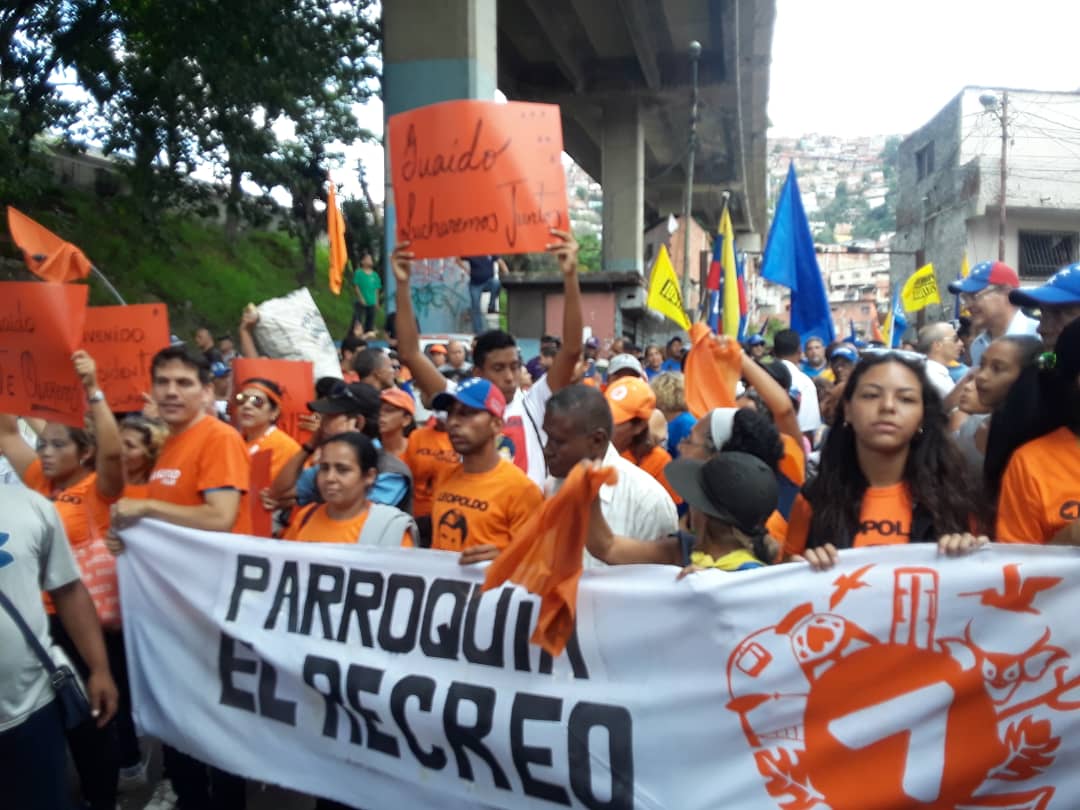A pesar de la violencia… Así se desarrolló la concentración en apoyo a Guaidó en Caracas (Videos+Fotos) #21Sep