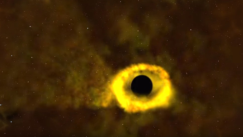 Telescopio captó una estrella del tamaño del Sol siendo “devorada” por un agujero negro (Video)