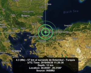 Sismo de magnitud 5,7 sacude Estambul