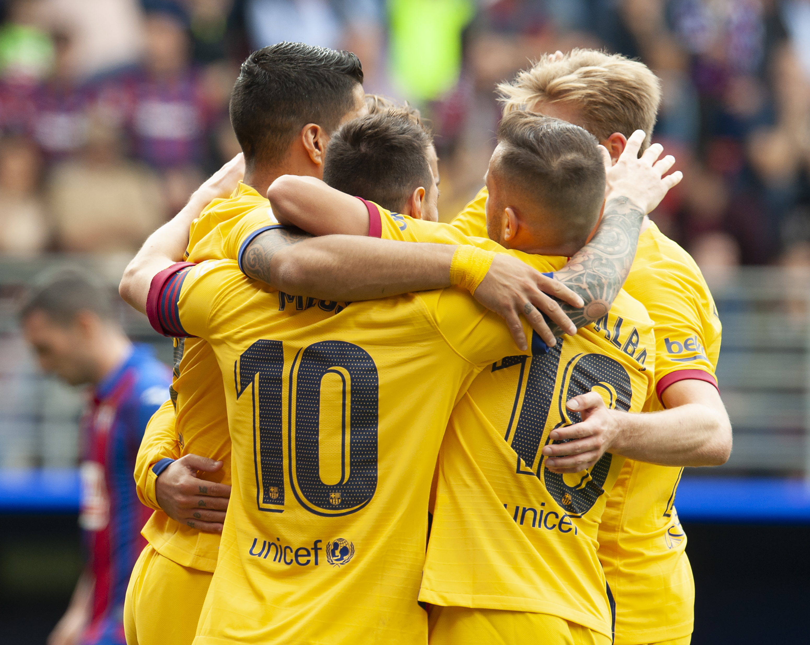 El tridente del Barça se deshizo del Eibar sin mucho esfuerzo