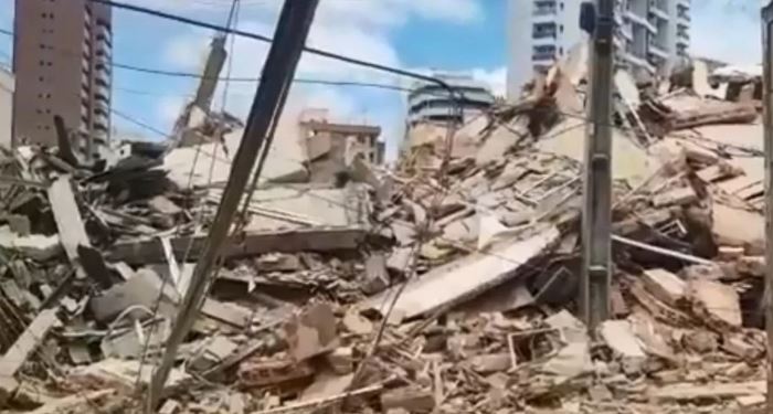 En Brasil siguen en la búsqueda de desaparecidos por derrumbe de edificio en fortaleza