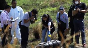 Autoridades hallaron 13 bolsas con restos humanos en una localidad de México