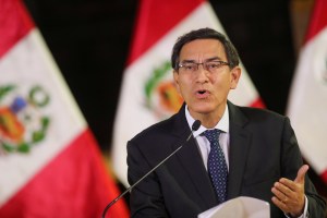 Presidente de Perú anuncia extensión de cuarentena hasta 26 de abril en busca de frenar coronavirus