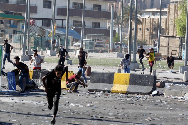 Resultado de imagen para Aumentan a 46 los muertos por protestas en Irak